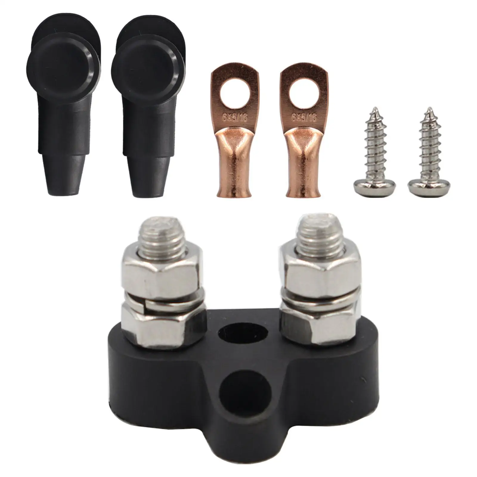 ステンレス鋼電源および接地配電端子台ヘビーデューティーキット（車両・船舶用途向け）