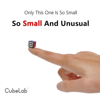 1cm Mini magic cube tiny 3x3 professional 1CM speed cube magic cube puzzle blue pink black toys for children gift puzzle