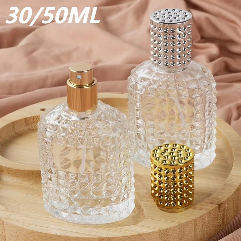30/50ML Reise Parfüm Zerstäuber 1/3Pcs Ananas Form Spender Nachfüllbare Transparente Spray Flaschen Tragbare Reise Flaschen
