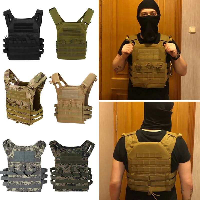 600D Bullet Proof Vest hunting Tactical Vest Molle Plate Carrier Magazine Airsoft Paintball CS Outdoor Protective Vest JPC Vest