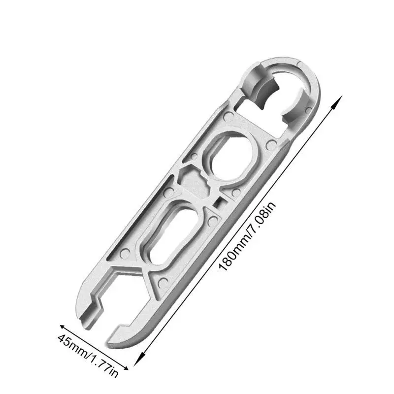 652F Easy to Use Aluminum Alloy Water Faucet Installation Wrench with 16 Functions