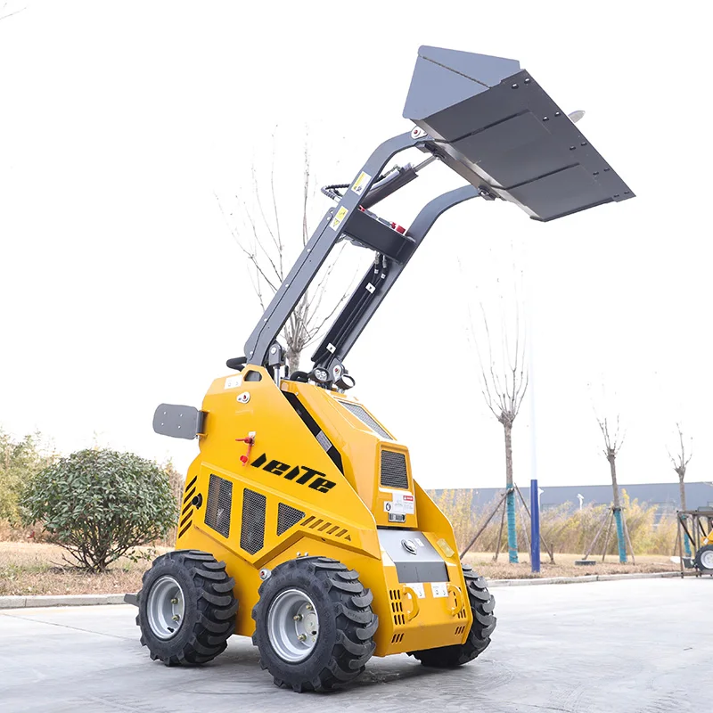 Customized Diesel Mini Skid Steer Loader Multi Functional Sliding Skid steer loader Hydraulic New Function mini Loader