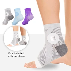 1Pair Neuropathy Socks - Peripheral Neuritis Compression Diabetic Toeless Foot Sleeves for Nerve Damage Pain in Feet, Ankle Gout