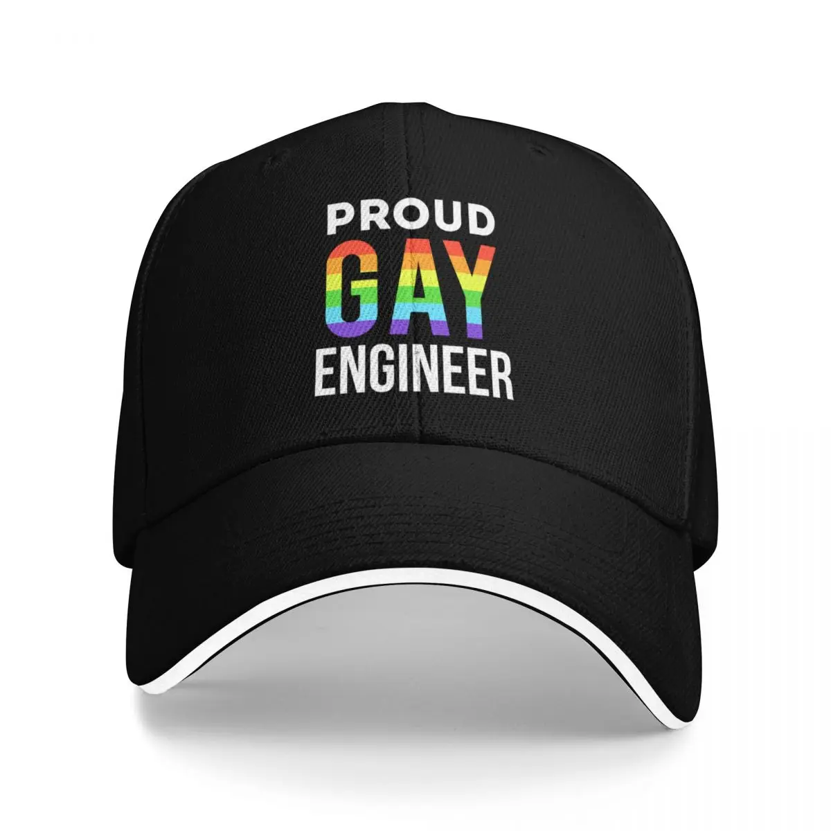 

Proud Gay Engineer LGBTQ Baseball Cap Thermal Visor Fashion Beach Designer Man Women's