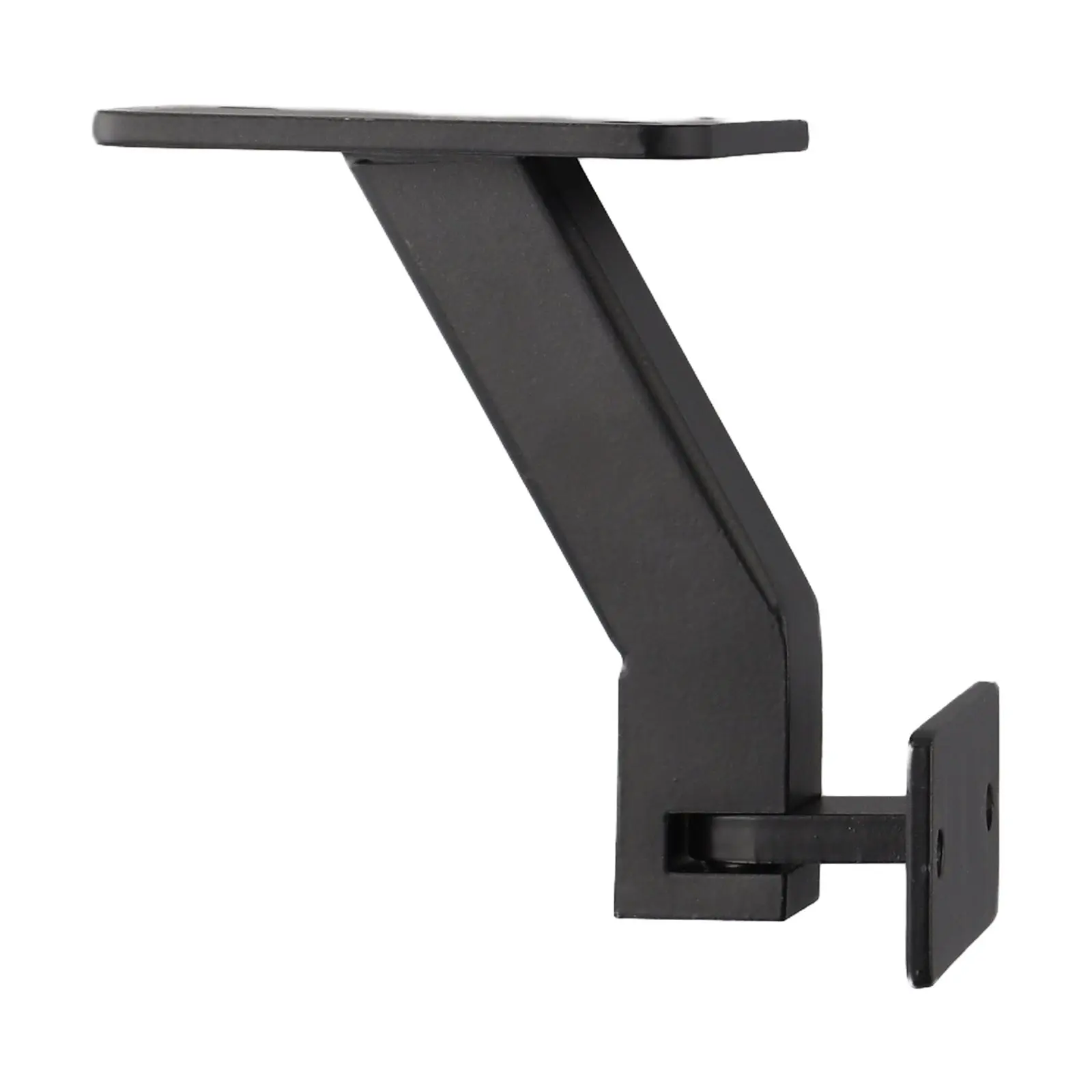 Package Content Black Adjustable Handrail Brackets Black Stair Railing Bracket Easy Installation Handrail Brackets