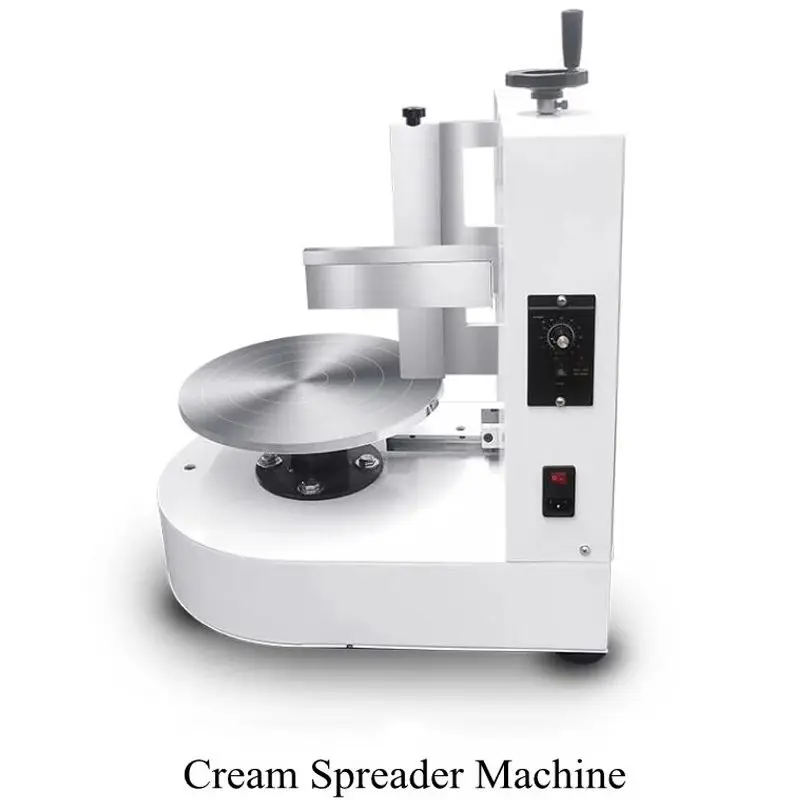 Semi Automatic Birthday Cake Cream Coating Filling Machine 4-12Inch Cakes Cream Butter Spreading Icing Maker