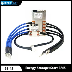 HeltecBMS 12V BMS 300A 120A 3S 4S 330A bms Lifepo4  Li-ion battery protection for 12V high-power energy storage/Car start bms