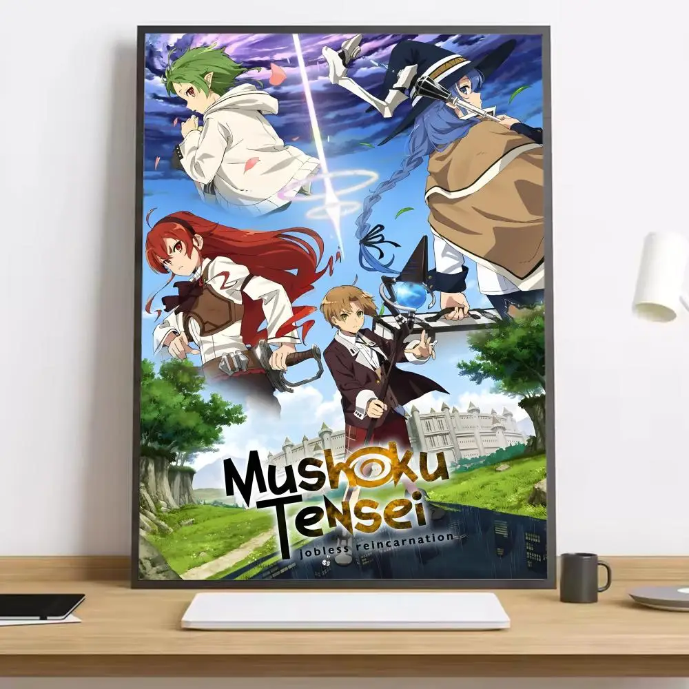 Mushoku Tensei Jobless Reincarnation Malerei Kalligraphie HD-Leinwandposter Wohnzimmer Schlafzimmer Bar ästhetische Dekoration – Detail 3