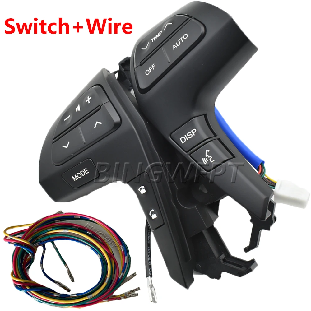 

Auto Multifunction Steering Wheel Audio Control button AC button volume button For HIGHLANDER CAMRY INNOVA FORTUNER