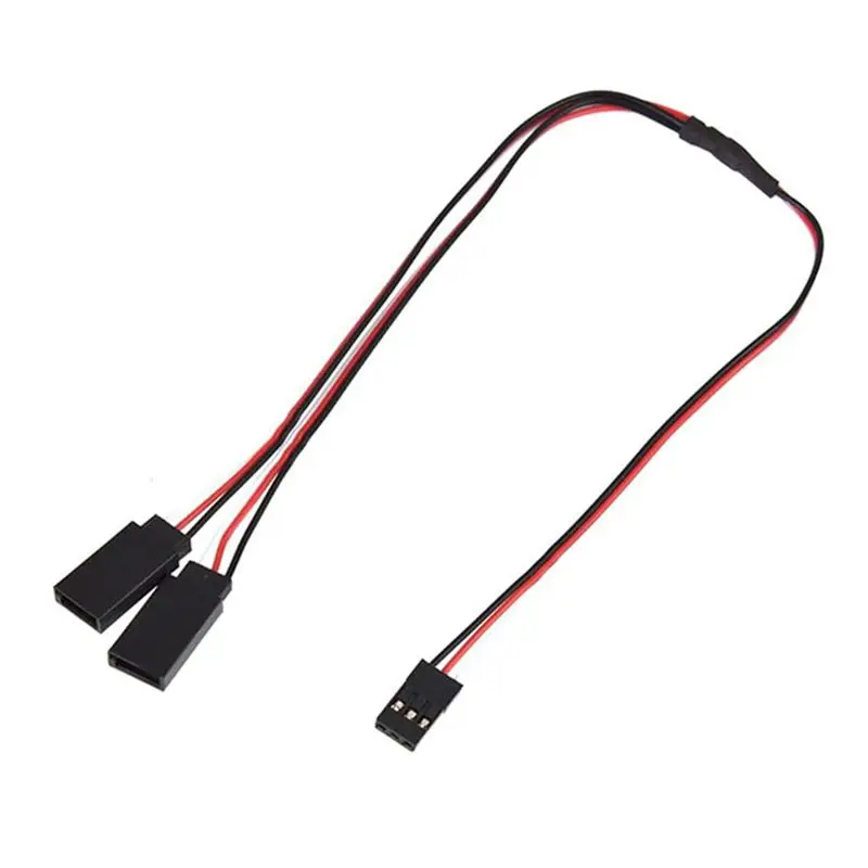 DT38 5Pcs/Lot RC Servo Y Extension Cord Cable Lead Wire for JR Futaba RC Servo RC Airplane Helicopter Car DIY, 15Cm