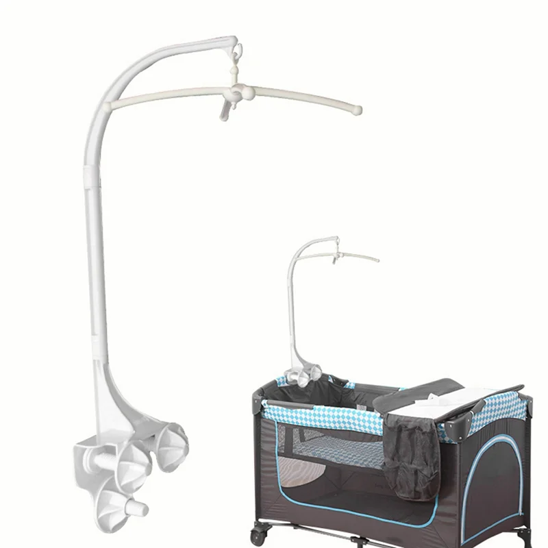 【A08I】High-Quality Baby Mobile Crib Holder - Adjustable Height For Cots And Prams, Easy Assembly, Safe Design