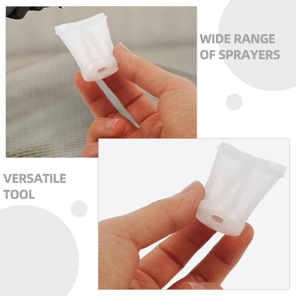 10Pcs 120 Mesh Spray Gun Filter Paint Sprayer Screen Mesh Filter Replacement Accessories for Airless Sprayers Sprayer Screen