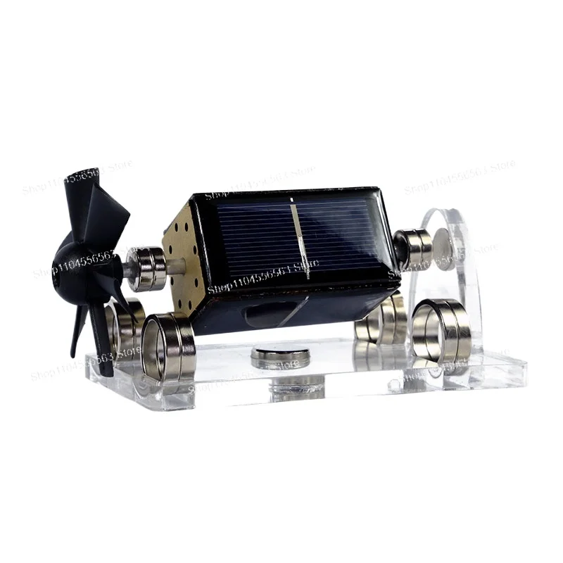 Maglev Solar Motor, Creative Maglev Ornament, Fan Blade Scientific Gift