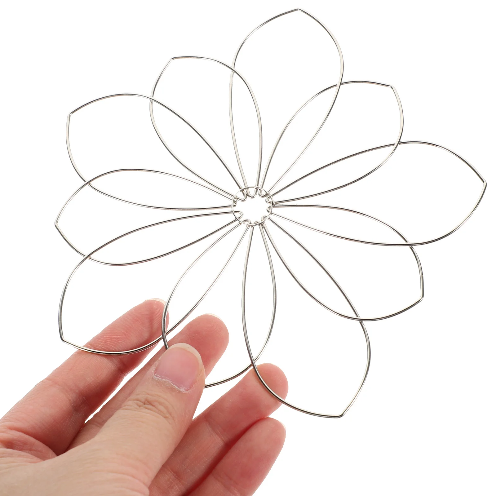 

OHPHCALL Flower Arrangement Aid Floral Frog Insert Holder Metal Wire Grid Lid for Flower Design