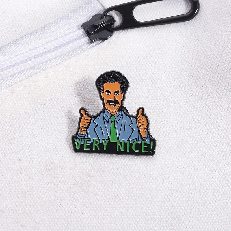 

Very Nice Cartoon Anime Father Thumb Gesture Enamel Pins Manga Character Brooches Clothes Lapel Badge Jewelry Gifts for Friends