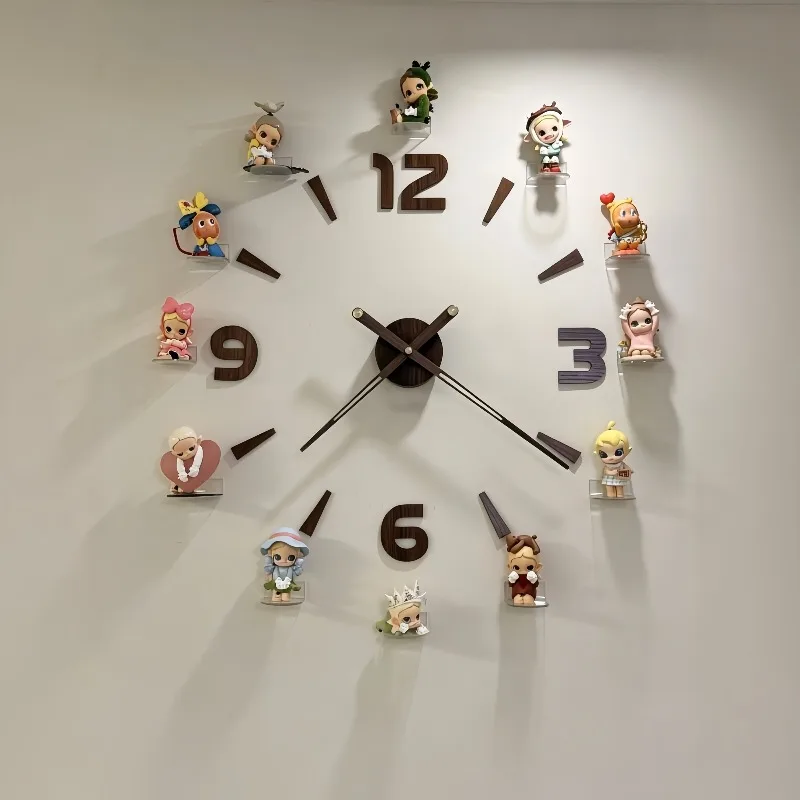 blind-box-clock-material-package-antique-high-end-creative-bedroom-living-room-wall-clock