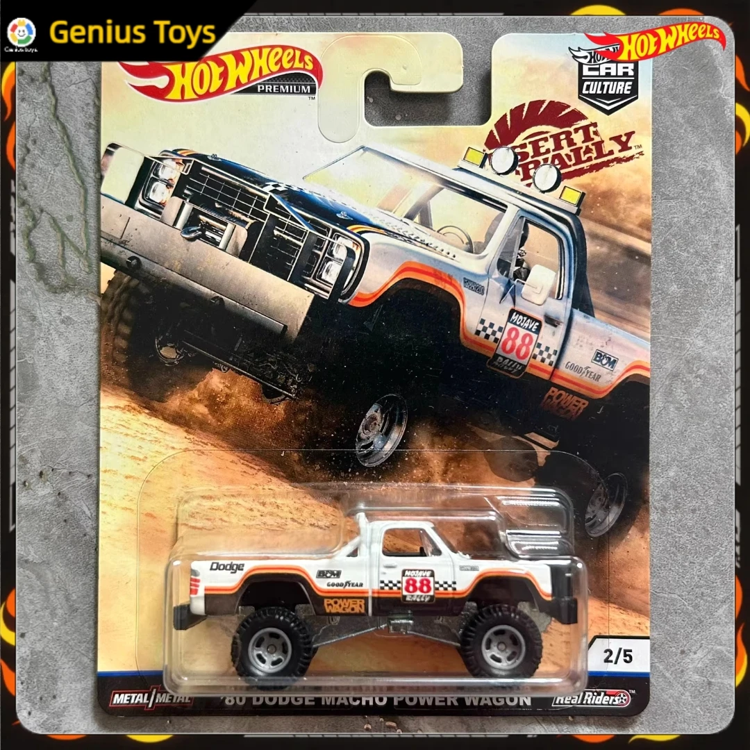 

Hot Wheels Premium масштаб 1:64 литой под давлением 80 DODGE MACHO POWER WAGON Культура автомобиля из сплава Коллекционная модель автомобиля Игрушка для взрослых фанатов