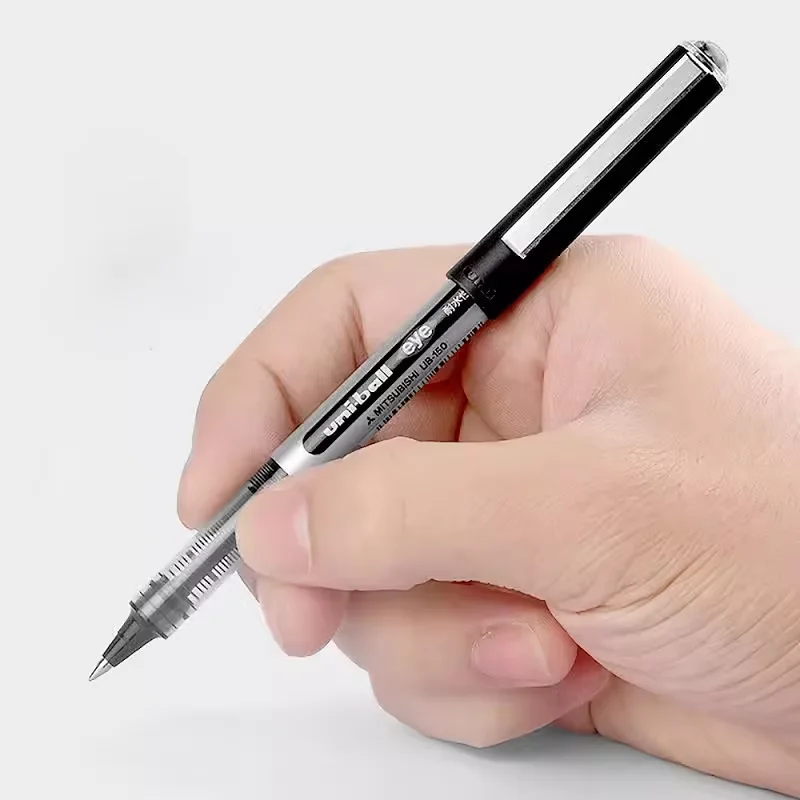 Uni UB-150 Water-Based Gel Pen 0.38/0.5mm Bullet Head Large Capacity Waterproof Signing Pen For Practice Questions, Write, Excer image 6