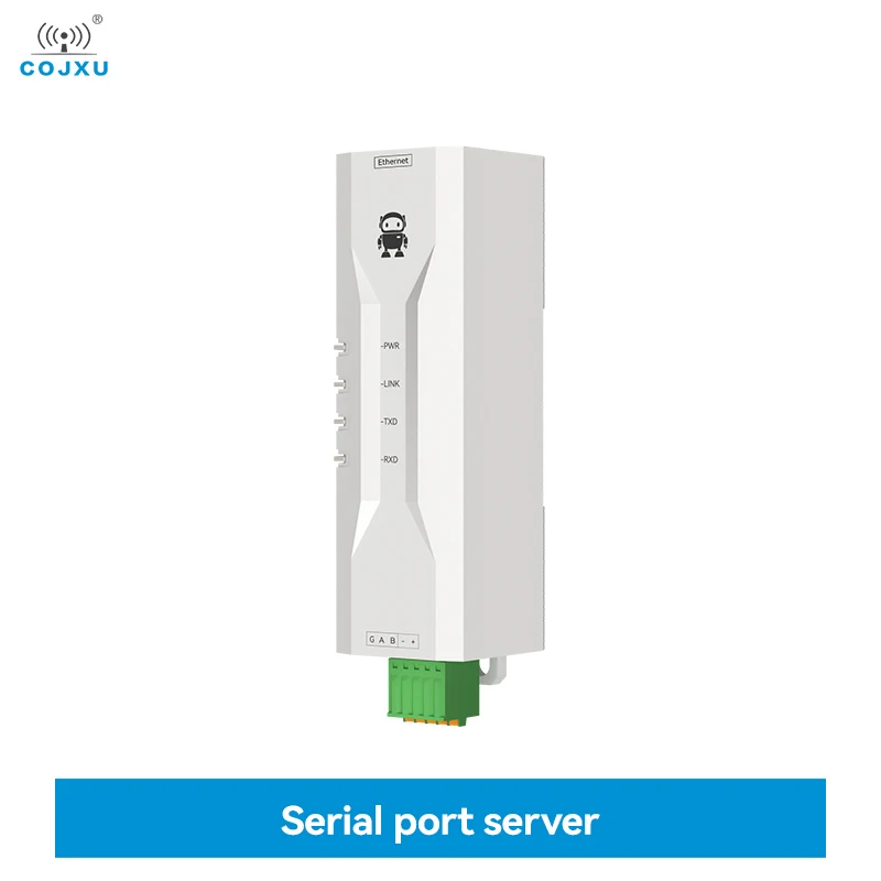 RS485 to Ethernet Serial Server DC 8～28V COJXU NA111-M RS485 RJ45 TCP/UDP MQTT Small Size Modbus Industrial Grade AT Command