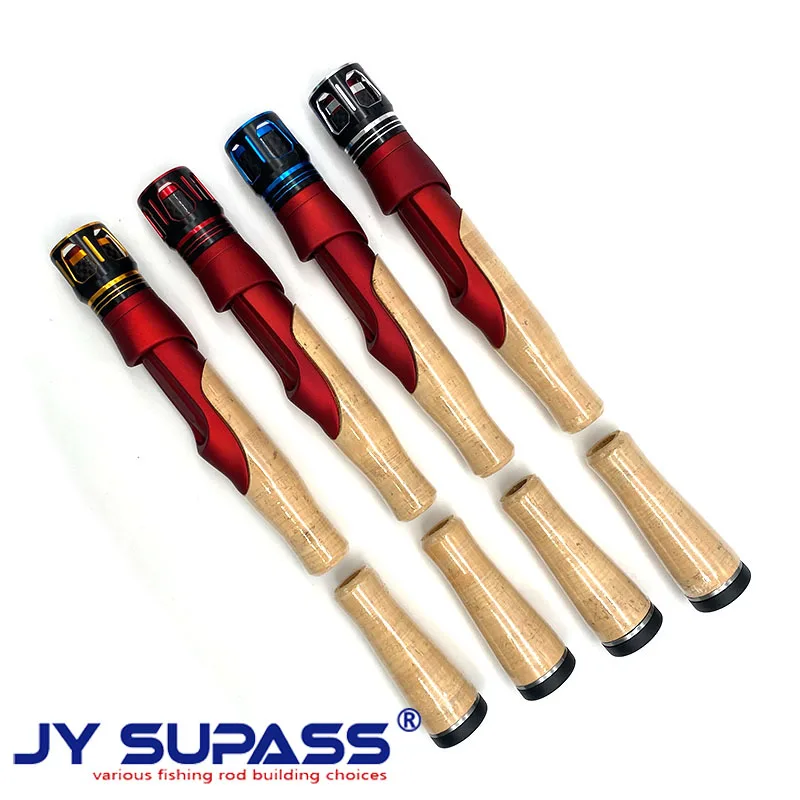 JY SUPASS VSS custom fishing rod wholesale Fishing Rod A Cork Handle DIY Accessories Set for Rods Building reel seat