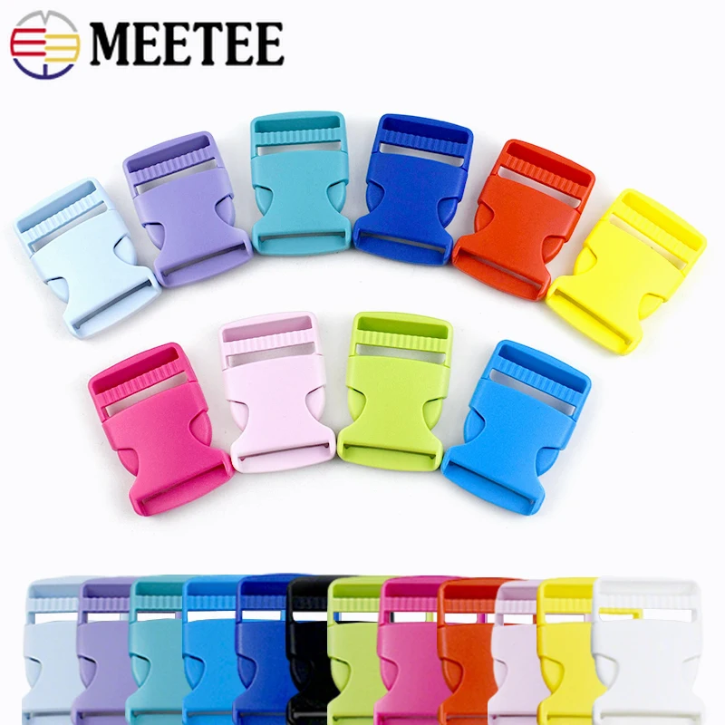 

10/15/20/25/32/38mm 10/20Pcs Plastic Release Buckle Backpack Strap Closure Clasps Pet Collar Safety Clip Buckles DIY Accessories