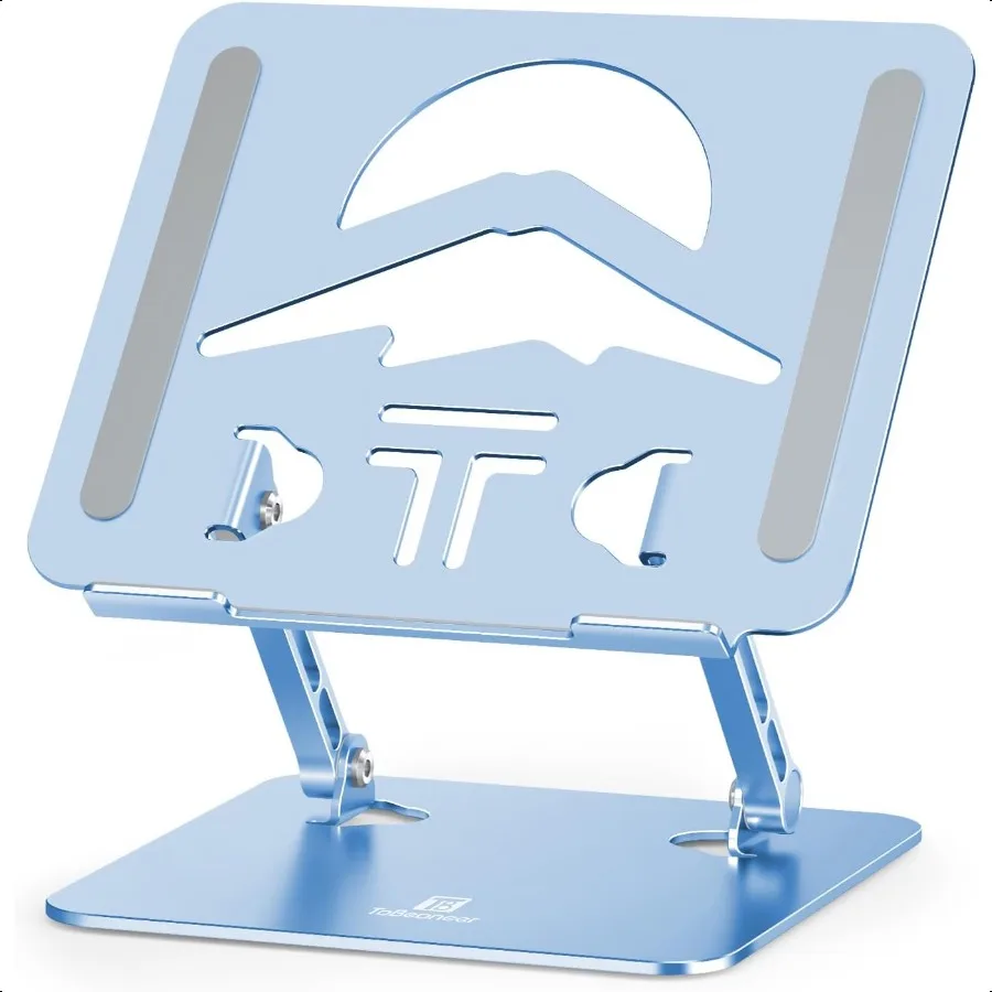 

Laptop Stand Adjustable Laptop Holder for Desk Foldable Laptop Riser Portable Computer Stand Compatible with Book Lenovo HP and