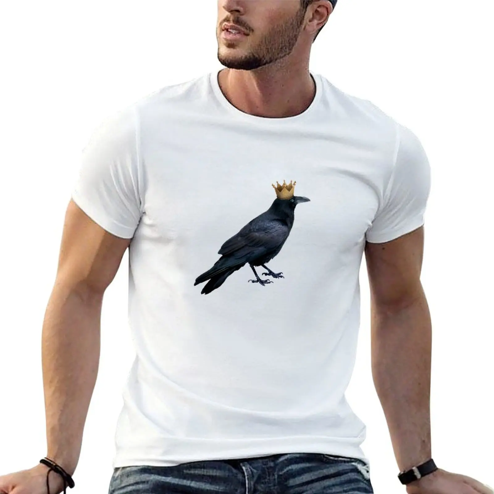 

King Raven T-Shirt valentines clothes anime t shirts plain graphic tee shirt vintage t shirt men