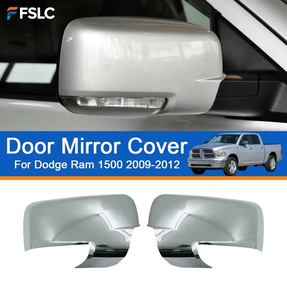 

Car Rearview Accessories Door Mirror Cover For Dodge Ram 1500 2009-2012 Car Decoration Styling Upgrade Modify A Car