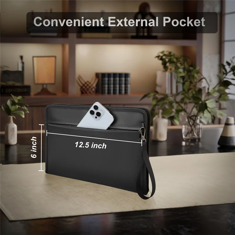 AT93-Fireproof Document Bag Fireproof Waterproof Document Bag Fire Proof Bag For Documents