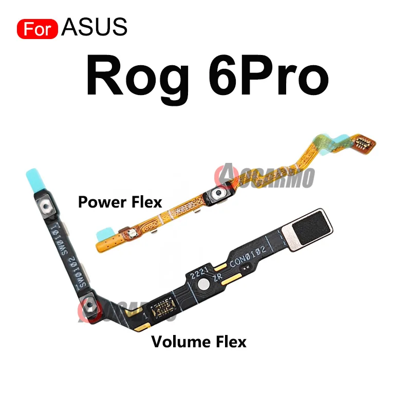 Power On/Off And Volume Buttons Flex Cable For ASUS ROG Phone 6 Pro rog6pro Replacement Repair Parts