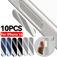 10-2PCS for IPhone 16 ProMax/16 Plus/16 Pro Tempered Glass Films Camera Button Anti-scratch Protective Cover for Apple IPhone 16
