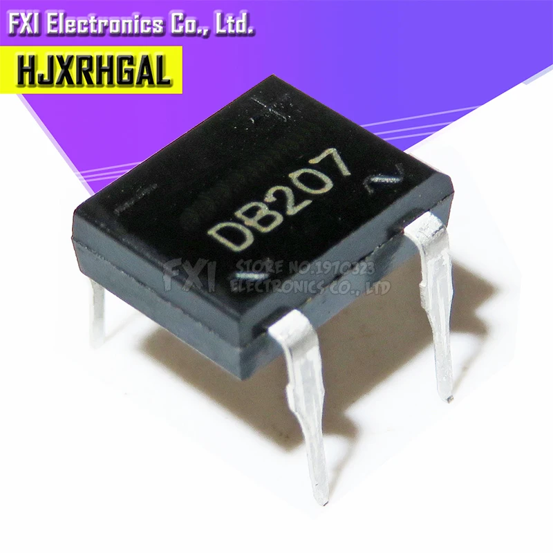 10PCS DB207 DIP DIP-4 Bridge Rectifiers 1000V 2A DB104 DB157 DB107 DB207S DB107S SOP-4 DB157S DF06S DF10S