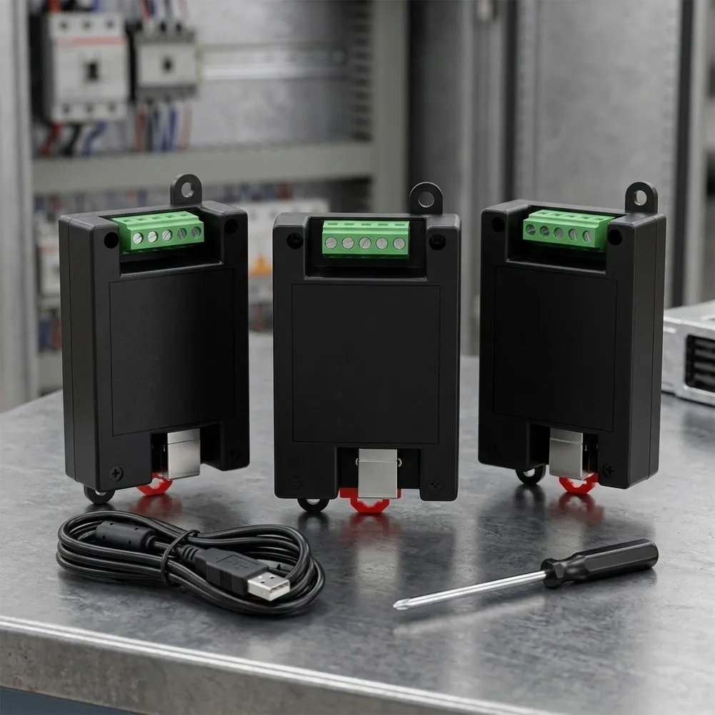 Industrial-Grade USB to For RS485/422 Converter with Physical Isolation TVS Diode Protection and LED Status Indicators