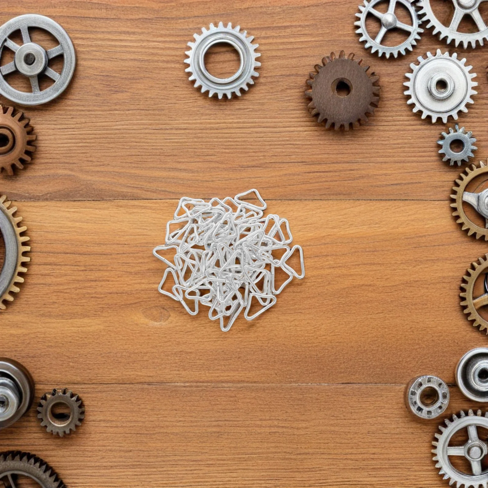 

60pcs Trampoline Parts Triangle Buckles V Shaped Rings Wear Resistant Bounce Improving Easy Assembly Safe