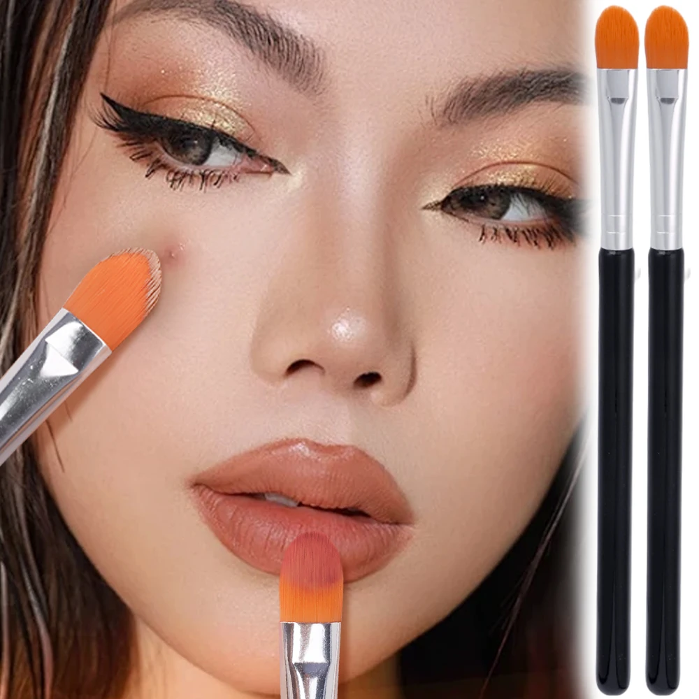 Oblate The Line Brush Ultra-thin Lipstick Eyebrow Concealer Brushes Detail Concealer Makeup Tool Lip Brow Contour The Line Brush