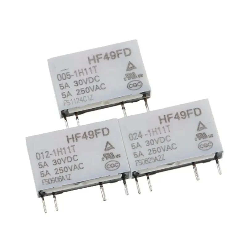 Relay 4 feet 5A 5V 12V 24V HF49FD-012-1H12T- (with T)