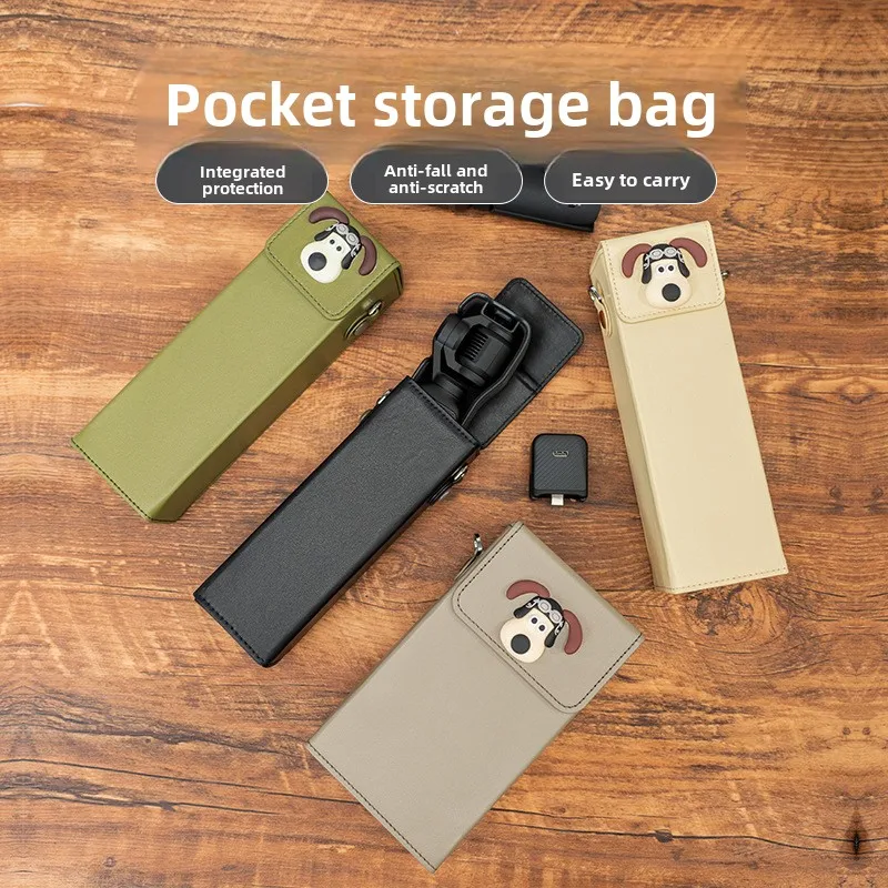 DJI Osmo Pocket 3 Camera Storage Bag, Protective Case, Portable Leather Cover, Accessories Cute and Lightweight Waterproof Cover
