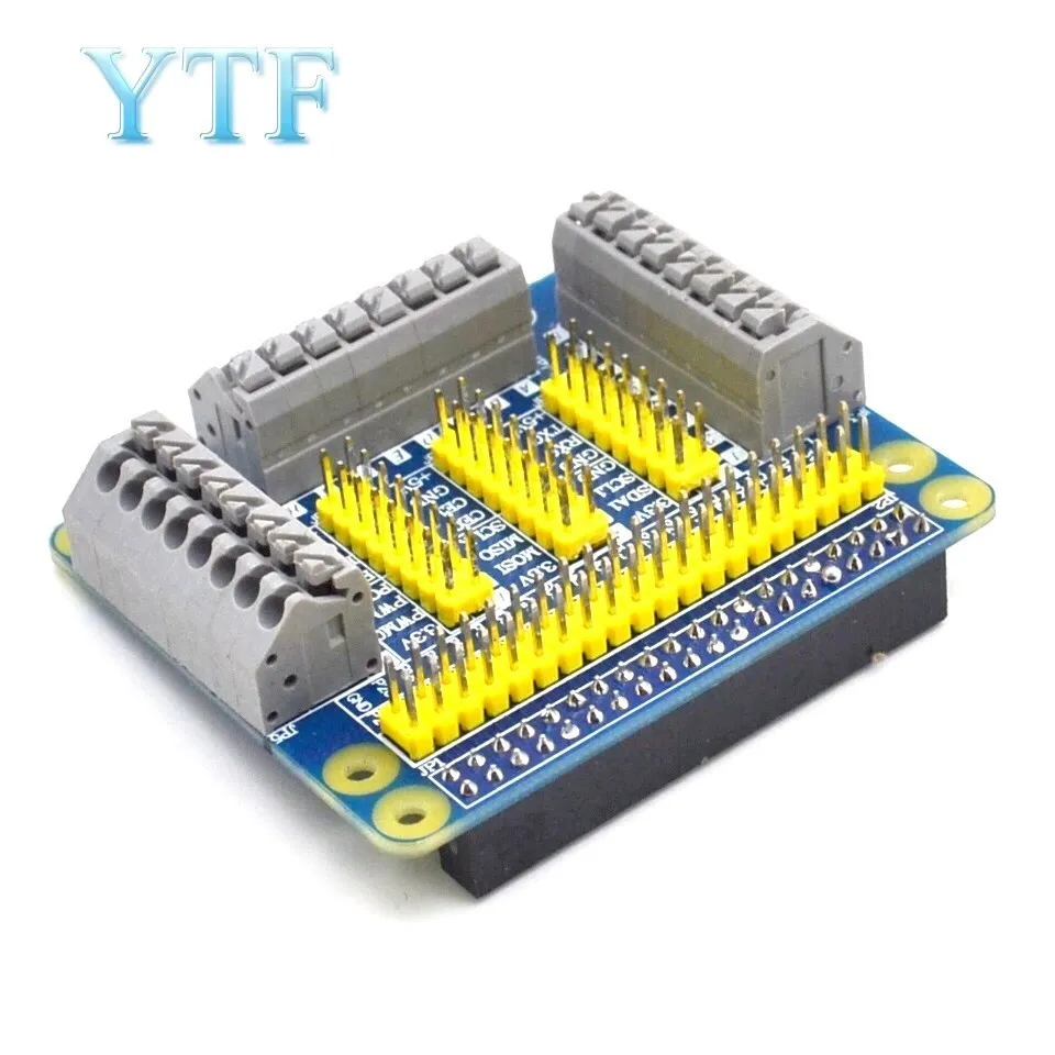 Placa de expansão gpio raspberry pi escudo para raspberry pi 2 3 b b + com parafusos para raspberry pi 3 modelo b kit diy