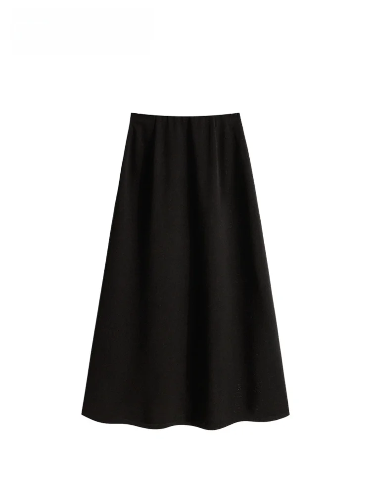 

High Waist A-Line Skirt for plus Size Women Pear aped Body Faionable Youthful Spring Season Trendy Skirts