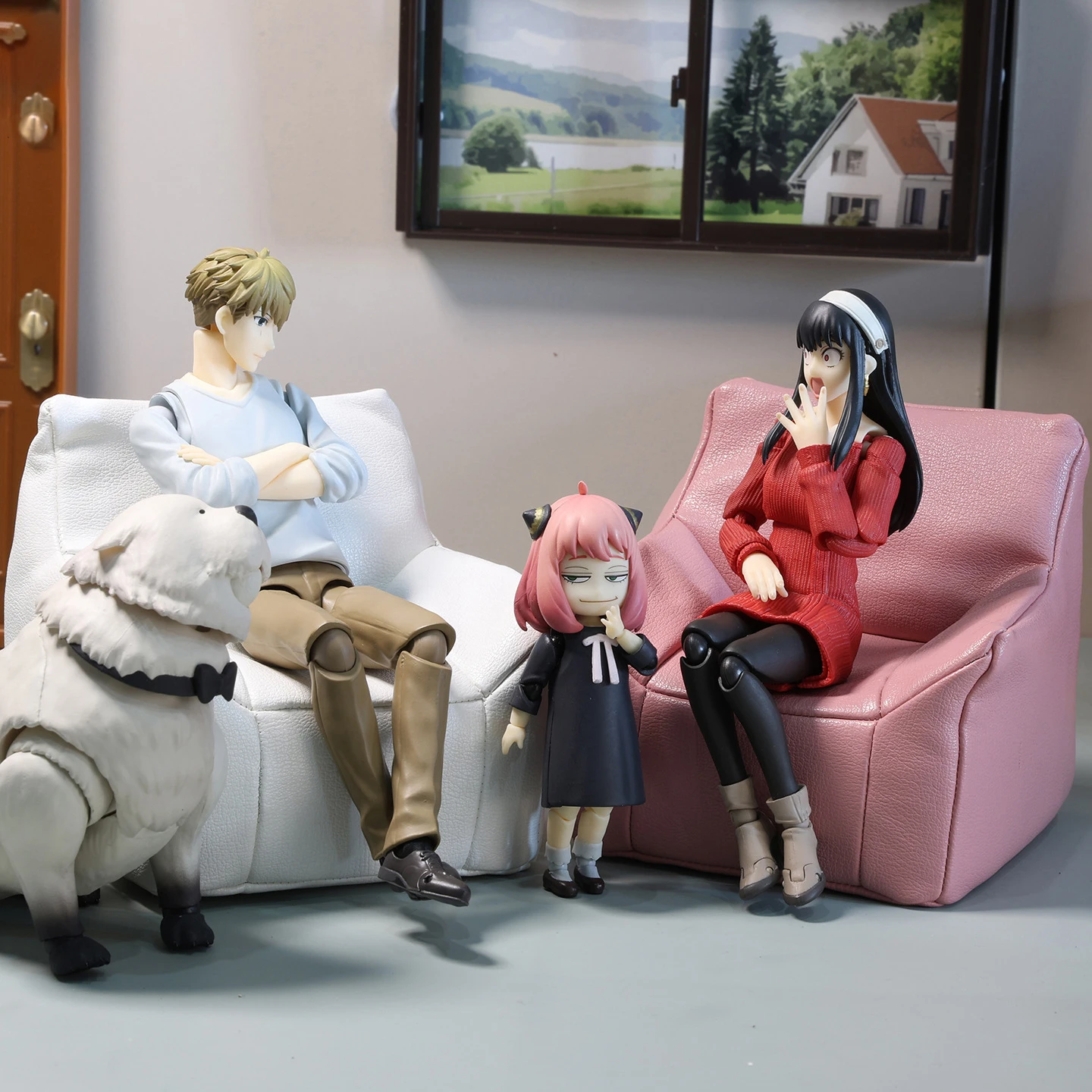 

Модель кожаного одноместного дивана-кресла в масштабе 1/12 для 6-дюймовых фигурок, аксессуары для сцен, мебель для самостоятельной сборки