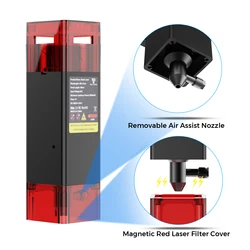 Twotrees Laser 15W/40W/80W Laser Modul 450Nm Für Laser Gravur Maschine Schneiden Maschine Holzbearbeitung CNC Stecher