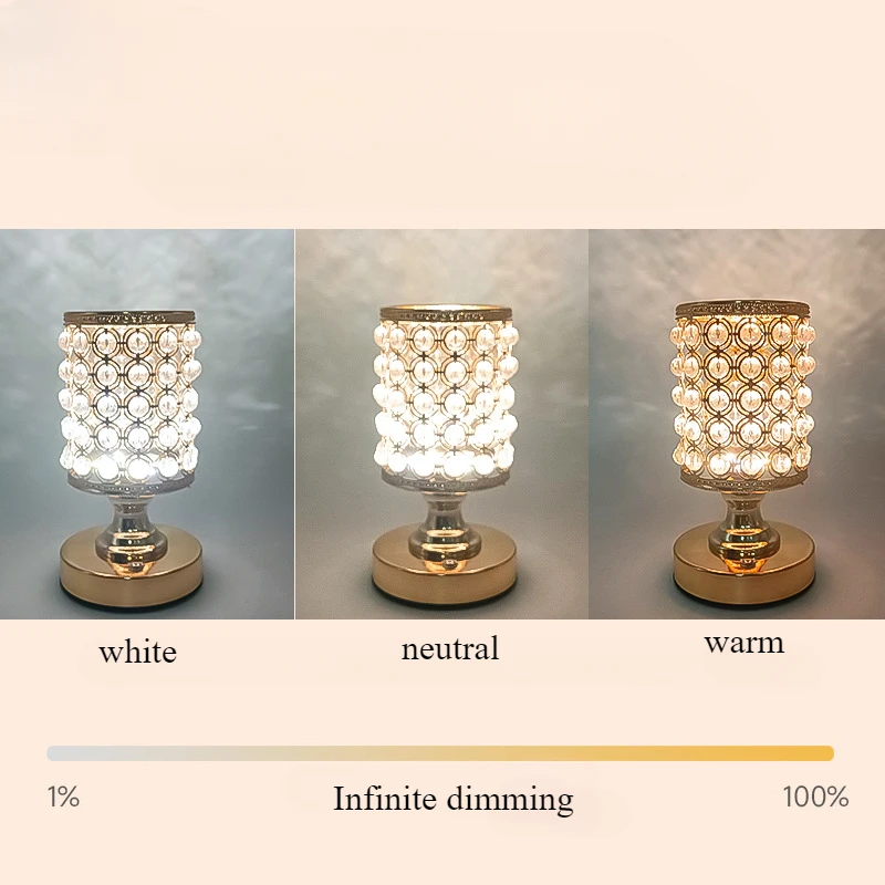 Nice French Style Desk Lamp Charging Night Light Eye Protection