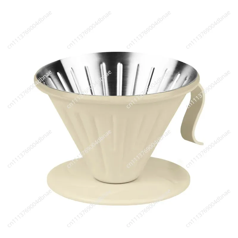 Suitable for 304 Stainless Steel Coffee FilterCup V60 Hand Brewed CoffeeFilter Cup DripCoffee Filter V01 02