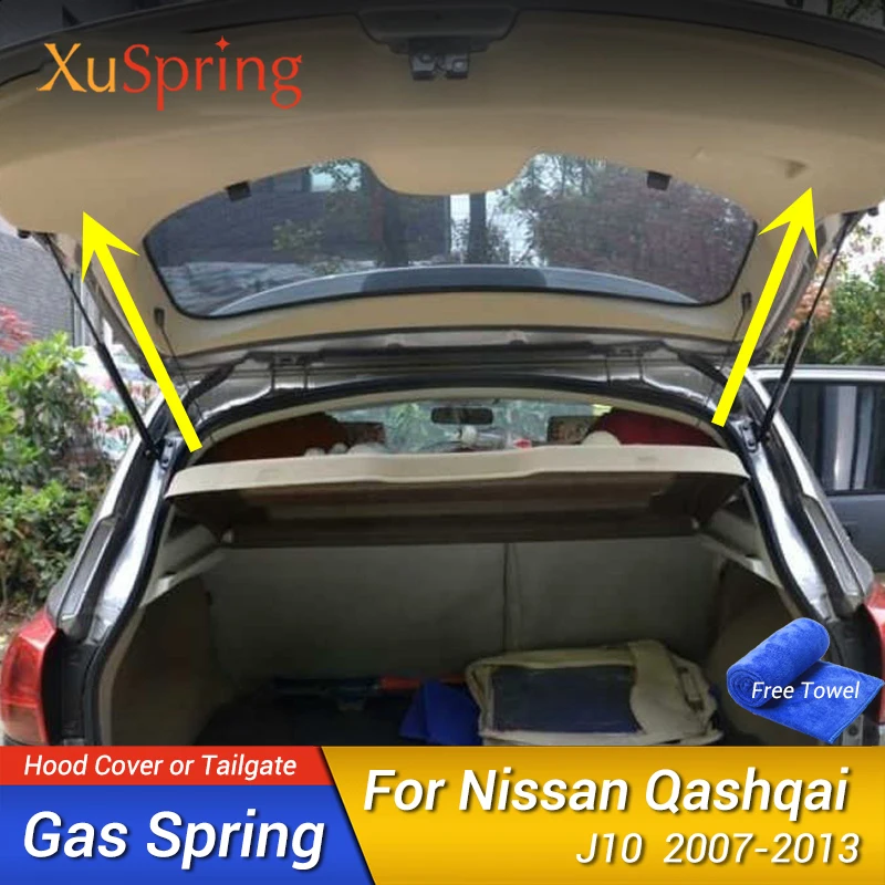 Rear Door Lift Supporting Spring Shock Bracket Hydraulic Rod For 2007 2008 2009 2010 2011 2012 2013 Nissan Qashqai Dualis J10