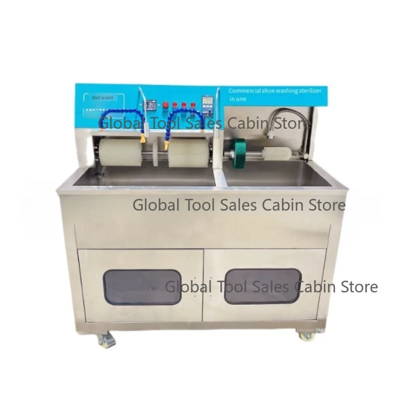 

Automatic Semi Manual Commercial Industry Shoes Washing Machine Shoes Sterilizing and Drying Portable Shoe Polishing Machine