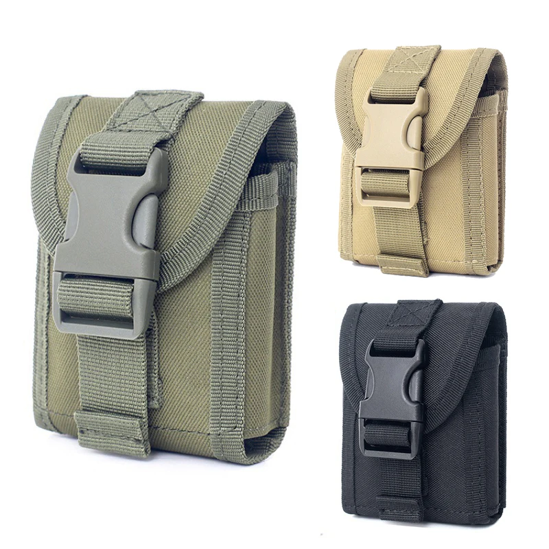 Nylon Tactical Waist Pouch Waist Pocket Molle Pouches Outdoor Small Tools Bag Keys Phone Holder Case Airsoft Hunting Pockets