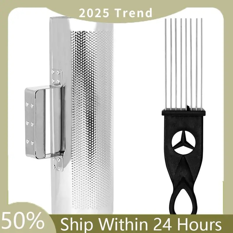 

A35F New Percussion Instrument Metal Scraper Band Accompaniment Iron Scraper Orff Frog Croaking Drum