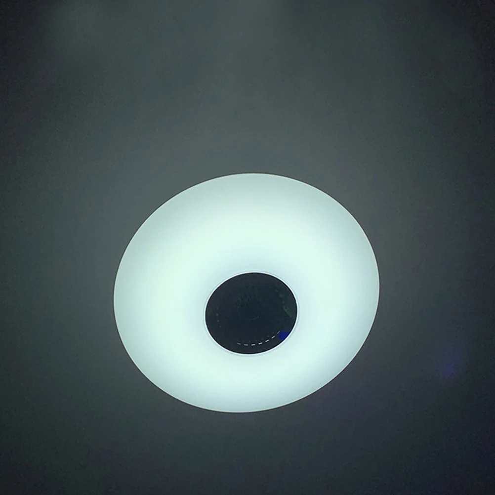 

LED Music Bulb Round Shape UFO Lights Color Changing Decorative Practical Ceiling Lamp for Bedroom Party Christmas