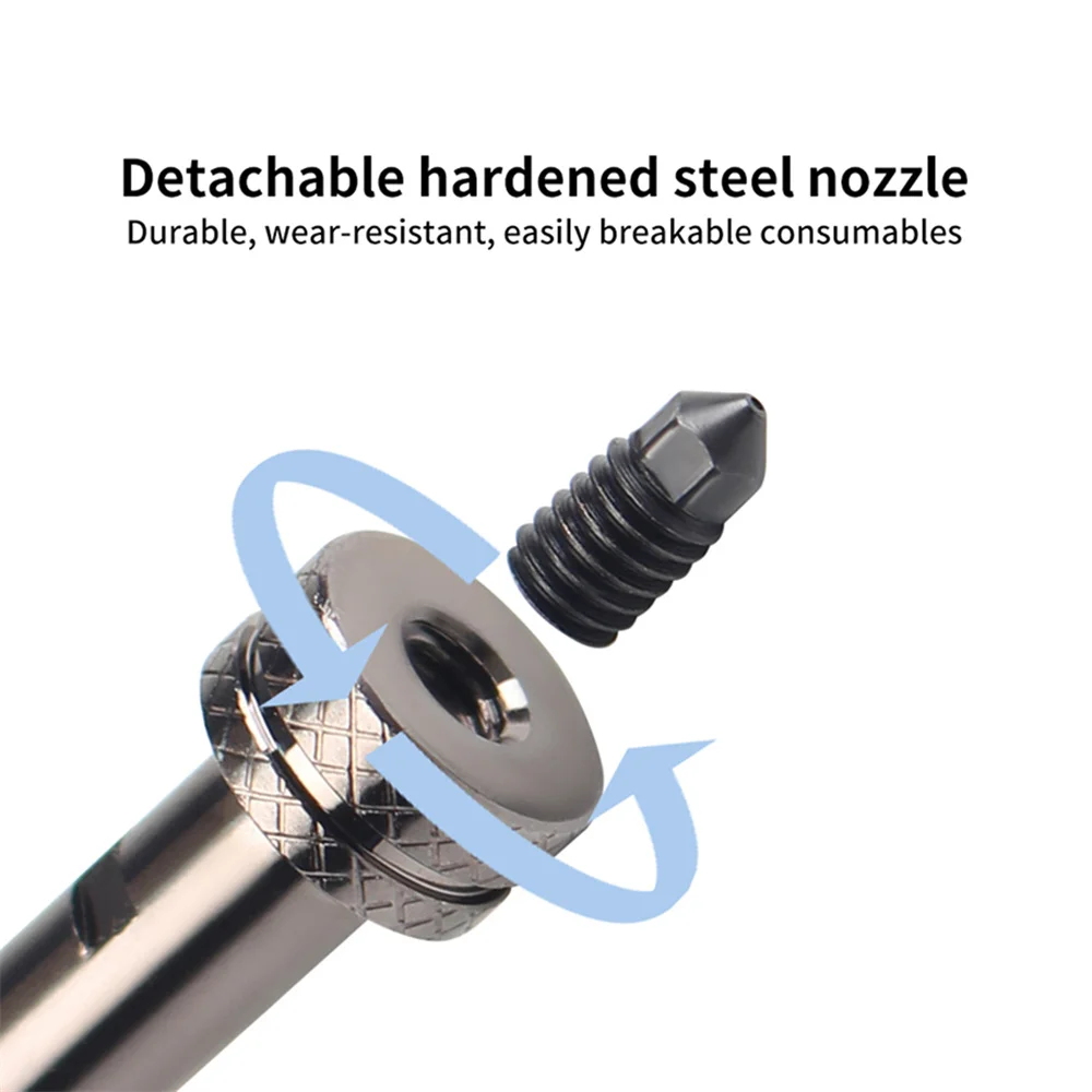 3D 프린터 업그레이드된 노즐 압출기 헤드 일체형 퀵 릴리스 구조 E3D Revo 노즐 키트 액세서리용 탈착식 노즐