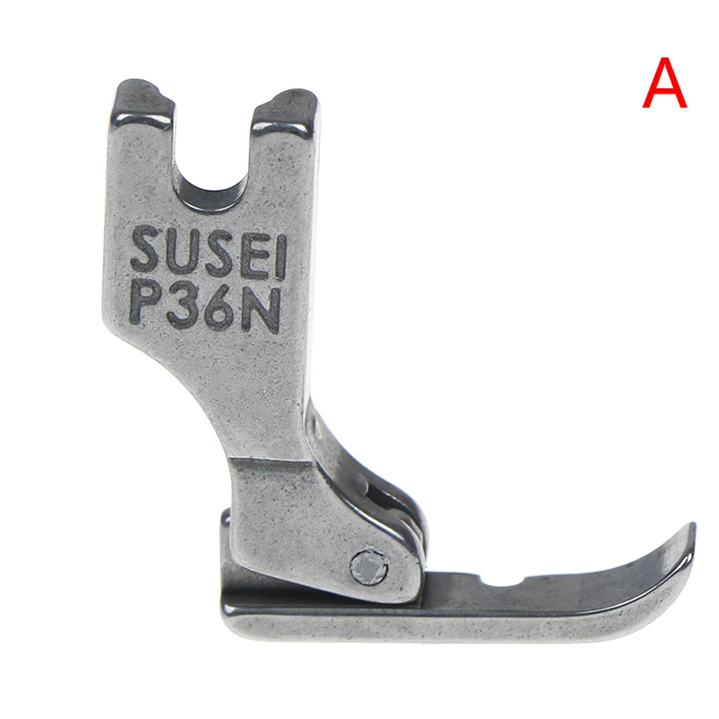 Ali-HMA73-1Pc P36LN / P36N Presser Foot Industrial Sewing Machine Flatcar Unilateral Presser Foot Steel-Sided Zipper Foot